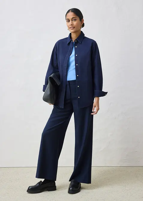 Kožen&aacute; ko&scaron;ile z velurov&eacute; kůže, bonprix