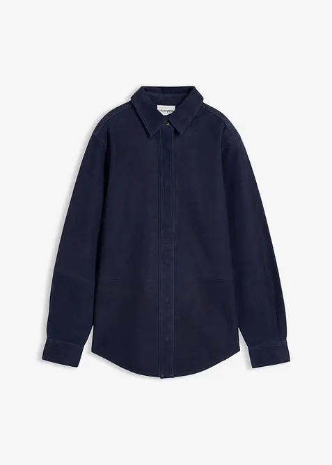 Kožen&aacute; ko&scaron;ile z velurov&eacute; kůže, bonprix