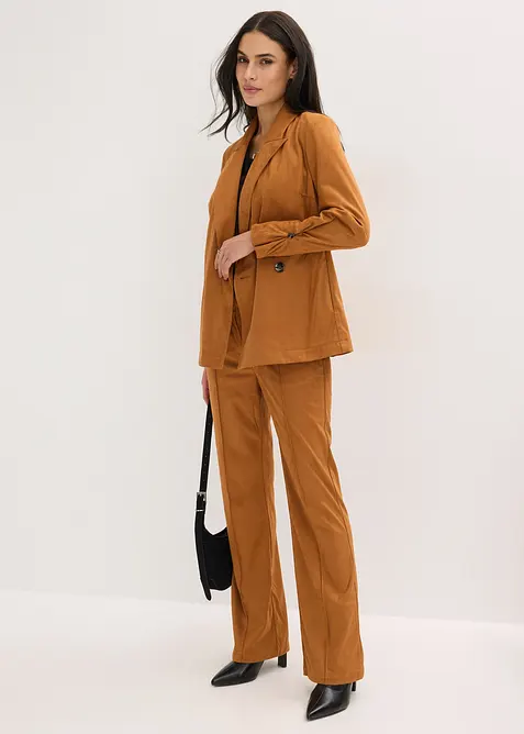 Blejzr z imitace velurov&eacute; kůže, bonprix