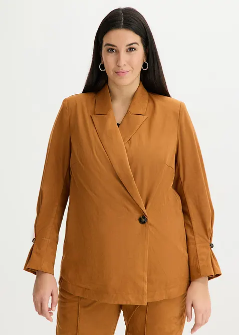 Blejzr z imitace velurov&eacute; kůže, bonprix