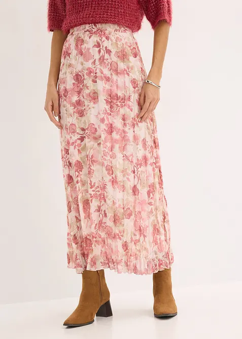 &Scaron;ifonov&aacute; sukně se zmačkan&yacute;m efektem, bonprix