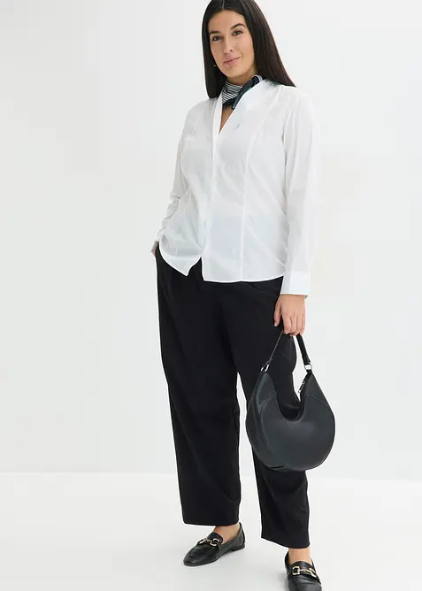 Popel&iacute;nov&aacute; halenka se stoj&aacute;čkem, bonprix