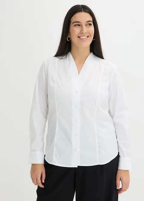 Popel&iacute;nov&aacute; halenka se stoj&aacute;čkem, bonprix