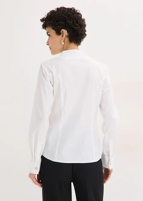 Popel&iacute;nov&aacute; halenka se stoj&aacute;čkem, bonprix