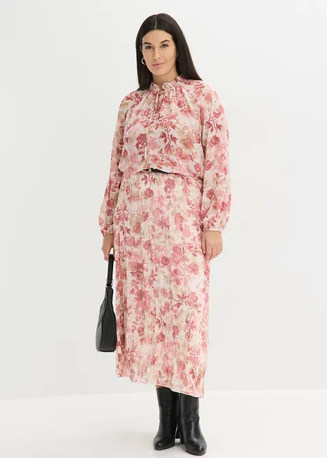 &Scaron;ifonov&aacute; tunika s v&aacute;začkou, bonprix