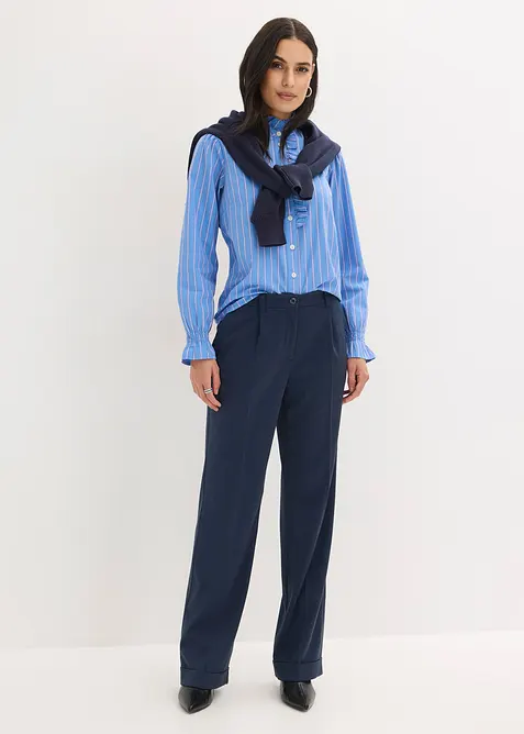 Popel&iacute;nov&aacute; halenka s r&yacute;&scaron;kem na l&iacute;mci, bonprix