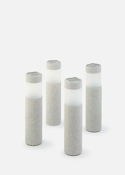 Sol&aacute;rn&iacute; dekorativn&iacute; sv&iacute;tidlo pro osvětlen&iacute; cesty (4 ks v balen&iacute;), bonprix