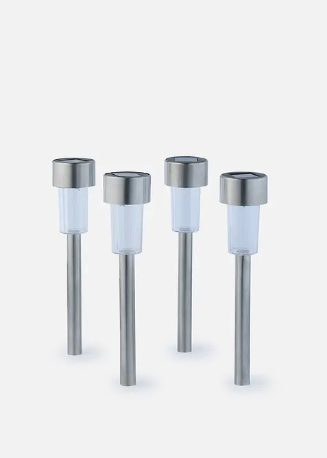 Sol&aacute;rn&iacute; dekorativn&iacute; sv&iacute;tidlo pro osvětlen&iacute; cesty (4 ks v balen&iacute;), bonprix