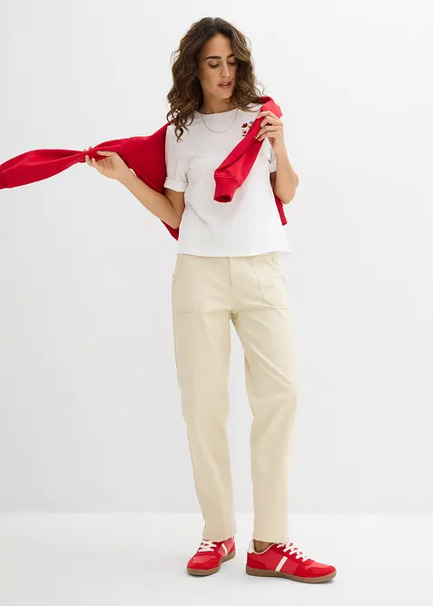 Zkr&aacute;cen&eacute; keprov&eacute; kalhoty, bonprix