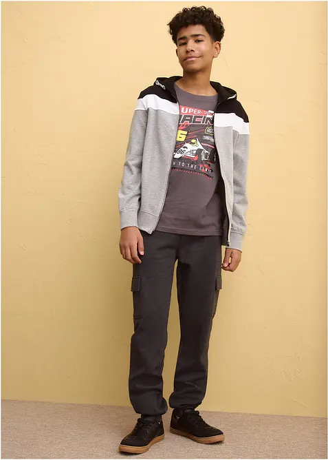 Triko s dlouh&yacute;m ruk&aacute;vem, z čist&eacute; organick&eacute; bavlny, bonprix