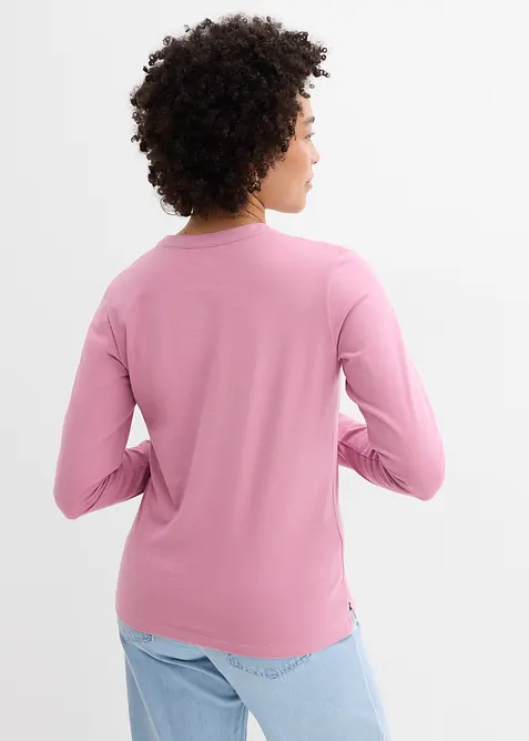 Henley triko k bokům, bonprix