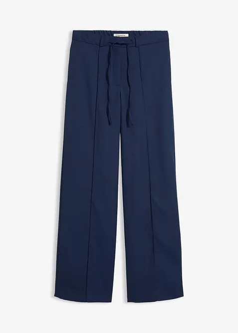 Kalhoty s rovn&yacute;m střihem a pohodln&yacute;m pasem, bonprix