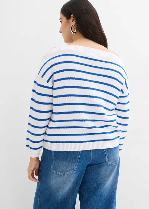 &Scaron;irok&yacute; svetr s odhalen&yacute;m ramenem, bonprix