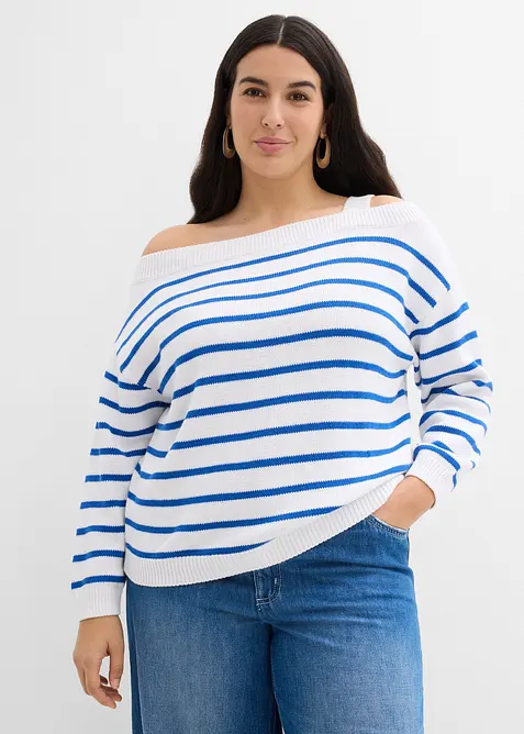 &Scaron;irok&yacute; svetr s odhalen&yacute;m ramenem, bonprix