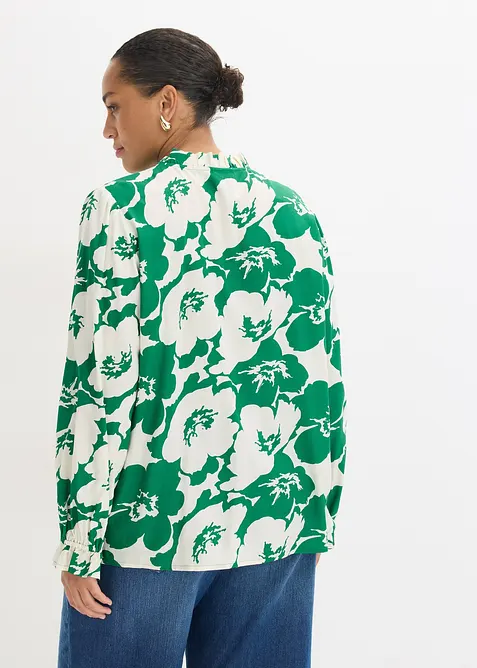 Halenka ze spl&yacute;vav&eacute; visk&oacute;zy, bonprix