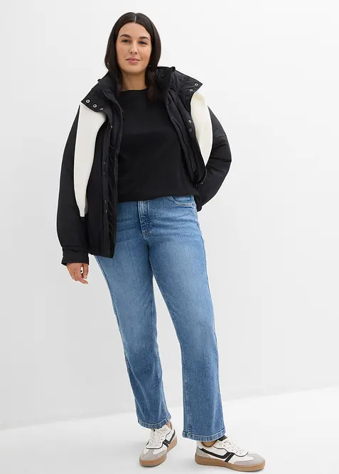 Dž&iacute;ny Straight, High Waist, bonprix