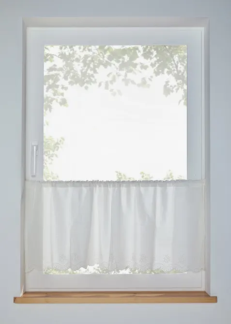 Vitr&aacute;žkov&aacute; z&aacute;clona s v&yacute;&scaron;ivkou, organick&aacute; bavlna, bonprix