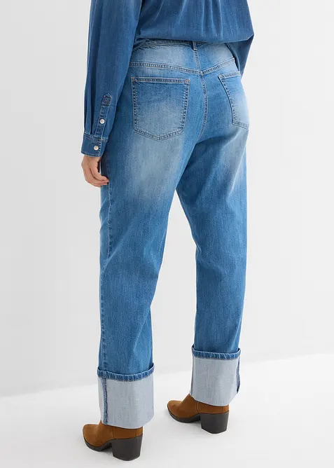 Dž&iacute;ny Loose Straight, High Waist, bonprix