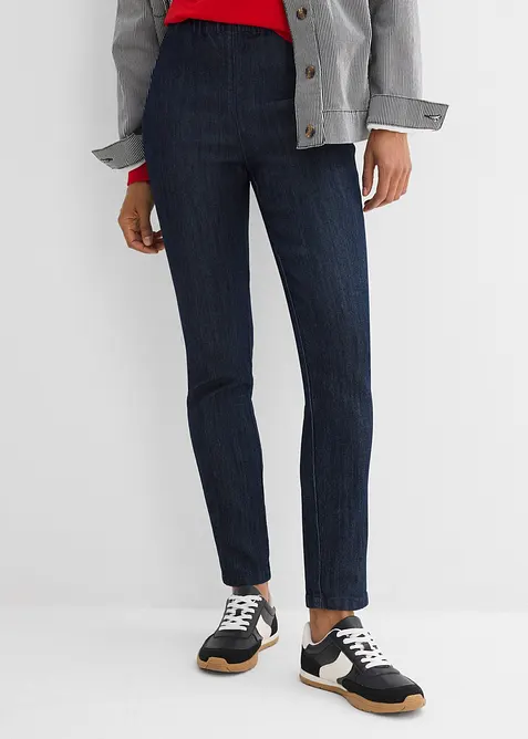 Dž&iacute;ny Slim Fit, High Waist, zkr&aacute;cen&eacute;, bonprix