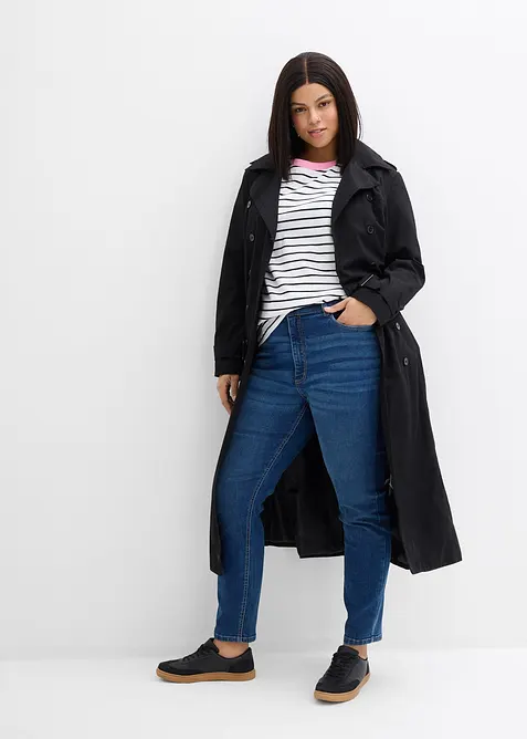 Skinny dž&iacute;ny, High Waist, pohodln&yacute; pas, bonprix