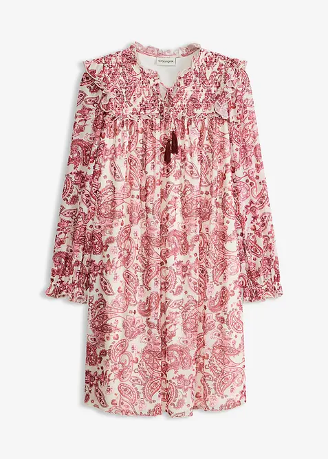 Tunikov&eacute; &scaron;aty z jemn&eacute; s&iacute;ťoviny, bonprix