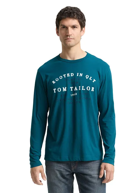 Triko s dlouh&yacute;m ruk&aacute;vem, značka Tom Tailor, Tom Tailor