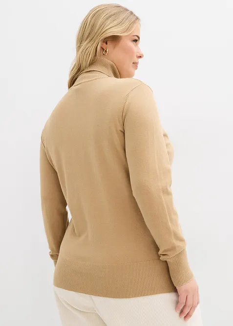 Z&aacute;kladn&iacute; rol&aacute;kov&yacute; svetr, bonprix