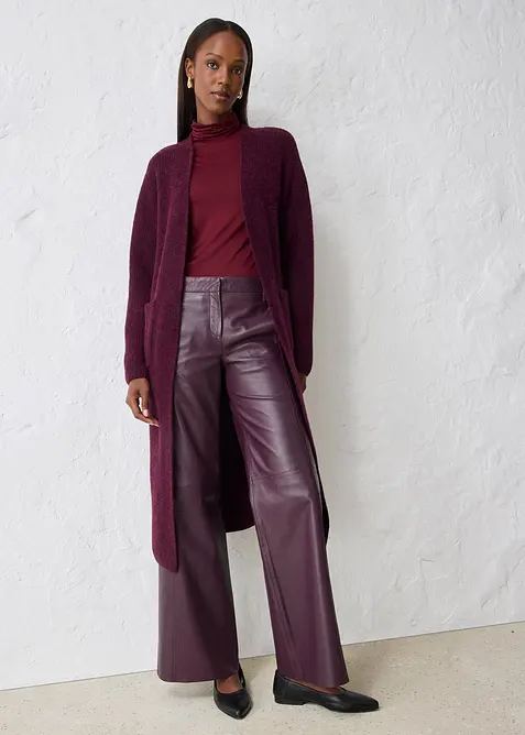 Pleten&yacute; kab&aacute;t s vlnou z alpaky, bonprix