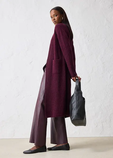 Pleten&yacute; kab&aacute;t s vlnou z alpaky, bonprix