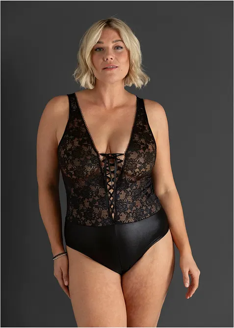 Body ouvert ve vzhledu Wetlook, bonprix