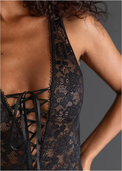 Body ouvert ve vzhledu Wetlook, bonprix