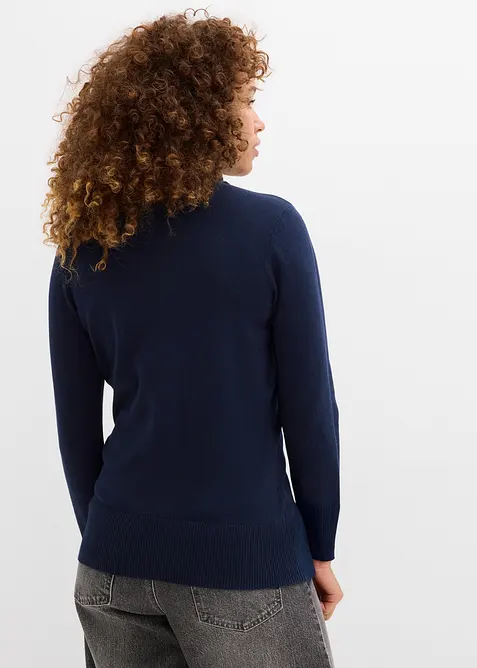 Z&aacute;kladn&iacute; rol&aacute;kov&yacute; svetr, bonprix