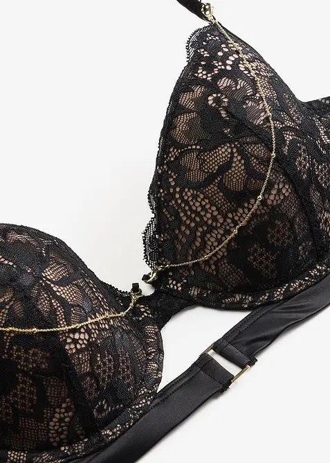 Vyztužen&aacute; podprsenka s odn&iacute;mateln&yacute;m řet&iacute;zkem, bonprix