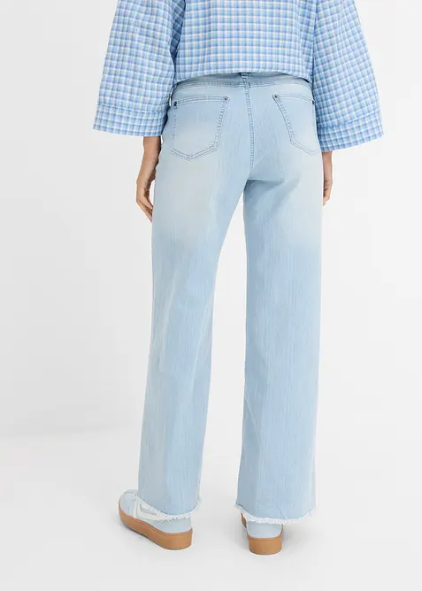 Wide Leg dž&iacute;ny High Waist, bonprix