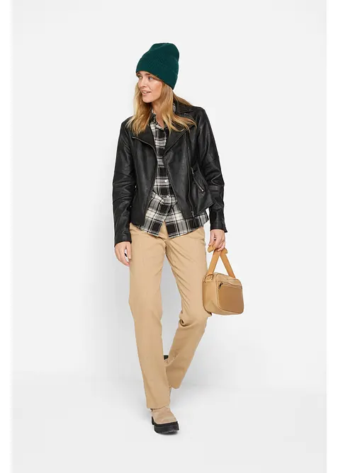 Kostkovan&aacute; ko&scaron;ilov&aacute; halenka z čist&eacute; bavlny, bonprix