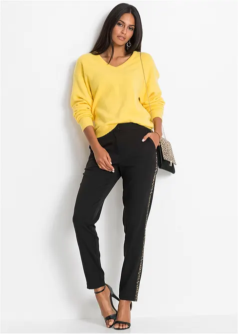 Pleten&yacute; oversize svetr, bonprix