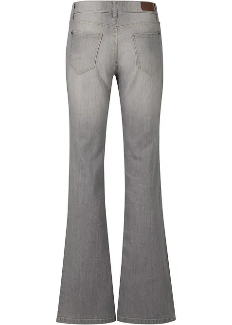Pohodln&eacute; strečov&eacute; dž&iacute;ny Bootcut, Mid Waist, bonprix