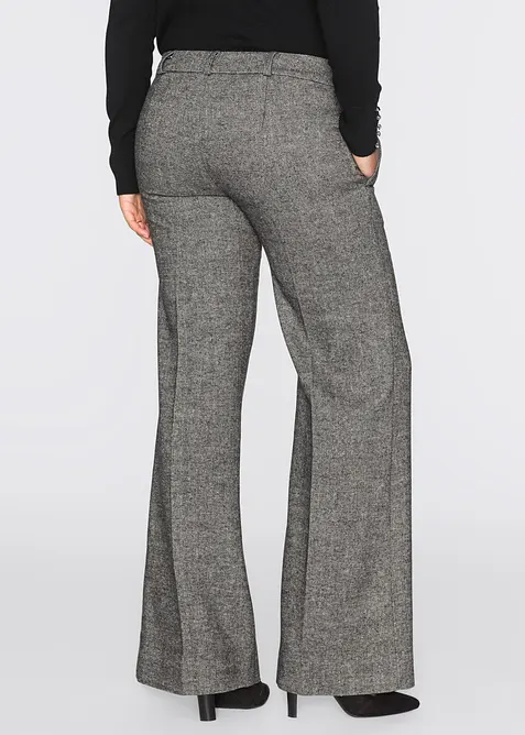 Kalhoty se &scaron;irok&yacute;mi nohavicemi, bonprix