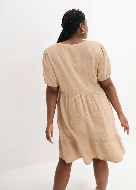 Oversize &scaron;aty z bavlněn&eacute;ho mu&scaron;el&iacute;nu, bonprix