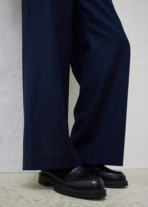 &Scaron;irok&eacute; kalhoty s 5 kapsami, s vlnou, bonprix