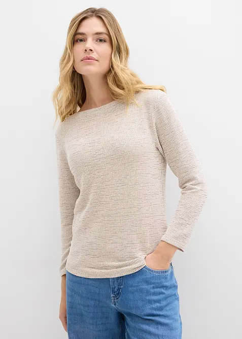 Tričko z měkk&eacute; visk&oacute;zov&eacute; směsi, bonprix