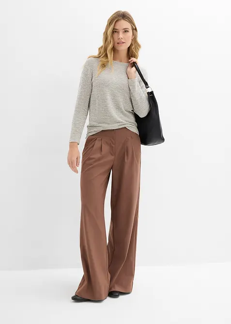 Tričko z měkk&eacute; visk&oacute;zov&eacute; směsi, bonprix