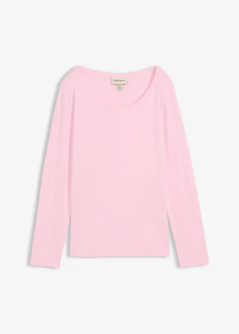 Tričko s dlouh&yacute;m ruk&aacute;vem, z čist&eacute; organick&eacute; bavlny, bonprix