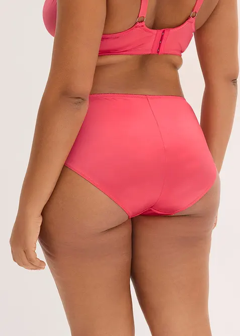 Maxikalhotky s třpytivou květinovou v&yacute;&scaron;ivkou, bonprix