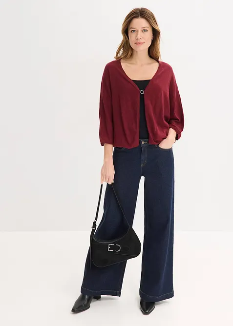 Kab&aacute;tek z jemn&eacute; pleteniny z čist&eacute; bavlny, bonprix