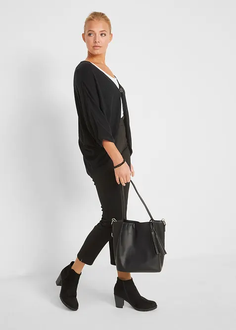 Kab&aacute;tek z jemn&eacute; pleteniny z čist&eacute; bavlny, bonprix