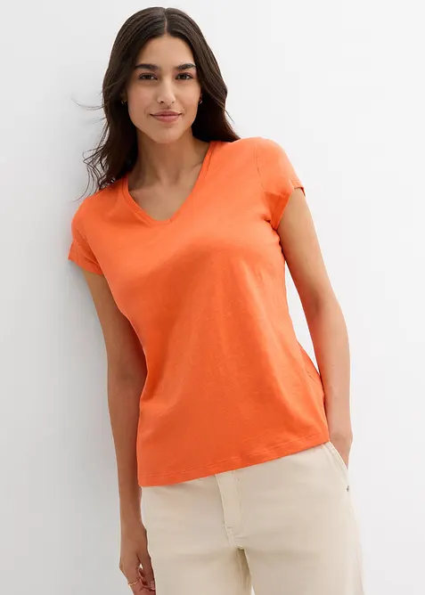 Tričko z čist&eacute; organick&eacute; bavlny (2 ks v balen&iacute;), bonprix