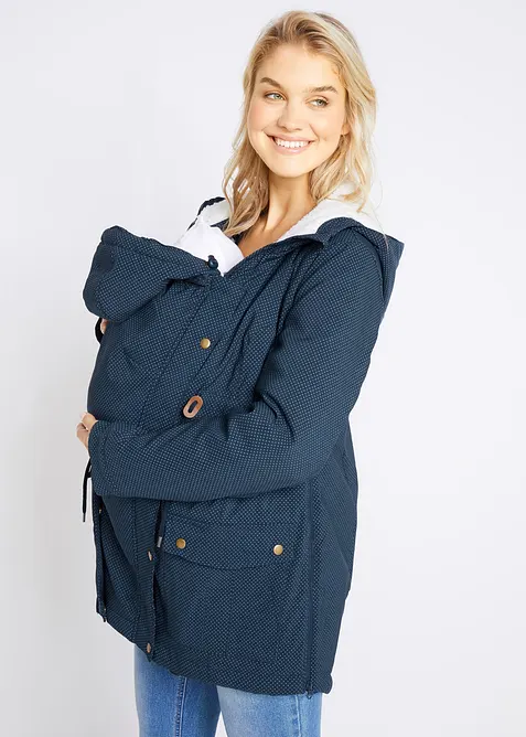 3 v 1 těhotensk&aacute; a nos&iacute;c&iacute; bunda s hebkou pod&scaron;&iacute;vkou, bonprix