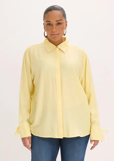 Ko&scaron;ilov&aacute; halenka ze spl&yacute;vav&eacute; visk&oacute;zov&eacute; směsi, bonprix