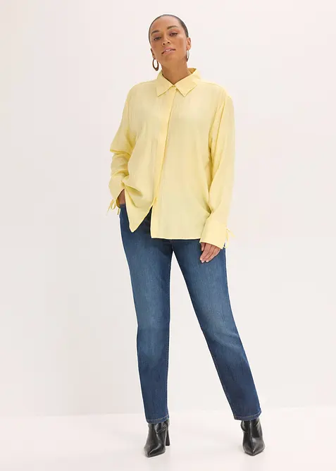 Ko&scaron;ilov&aacute; halenka ze spl&yacute;vav&eacute; visk&oacute;zov&eacute; směsi, bonprix